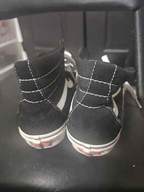 Vans Kids' Black High-Top Skate Shoes